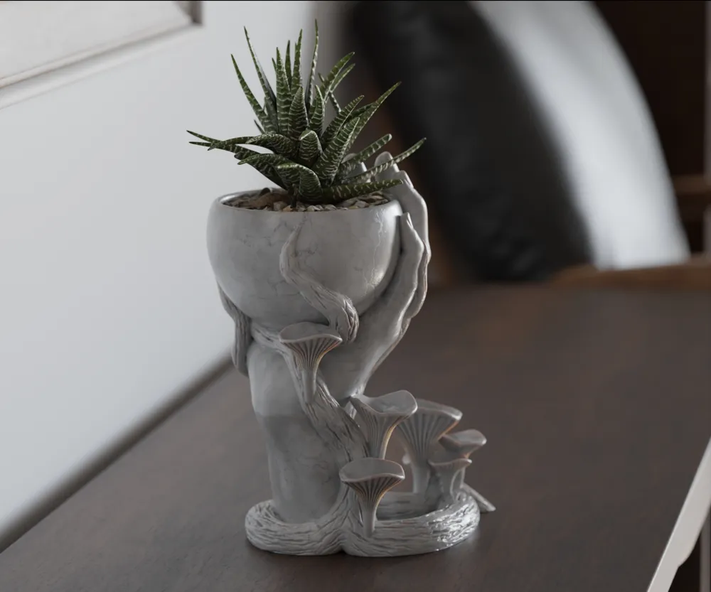 Mushroom hand vase1.webp