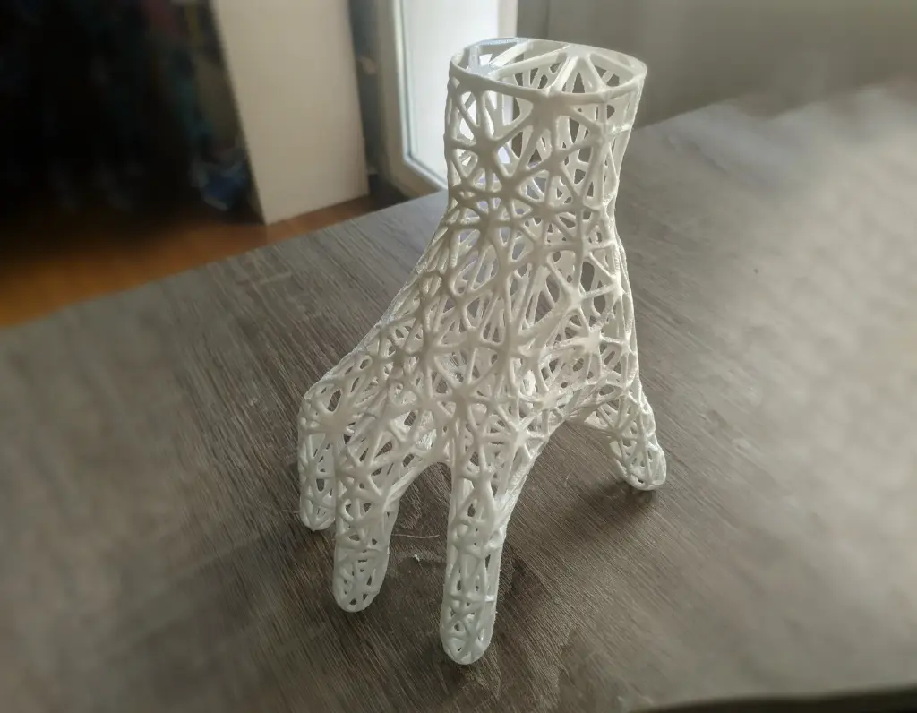 Addams Family Thing Hand Wireframe