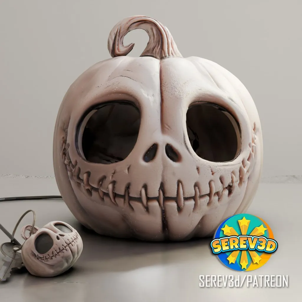 Jack Skellington Pumpkin - SEREV3d