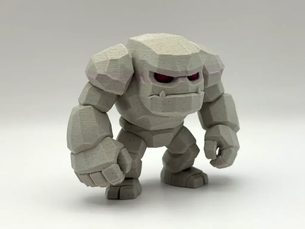 Stone Golem Figurine 