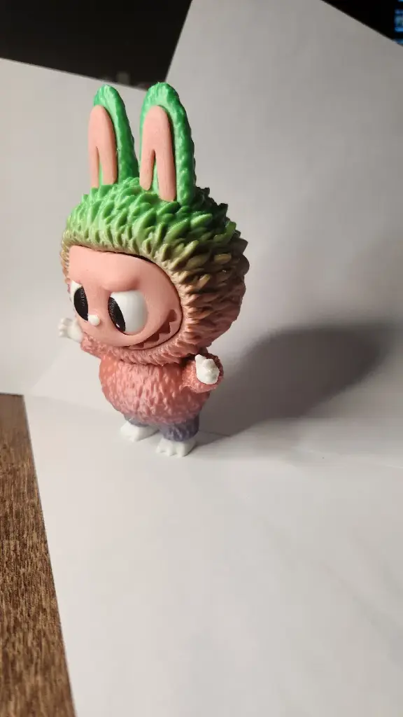 Labubu with rotating eyes