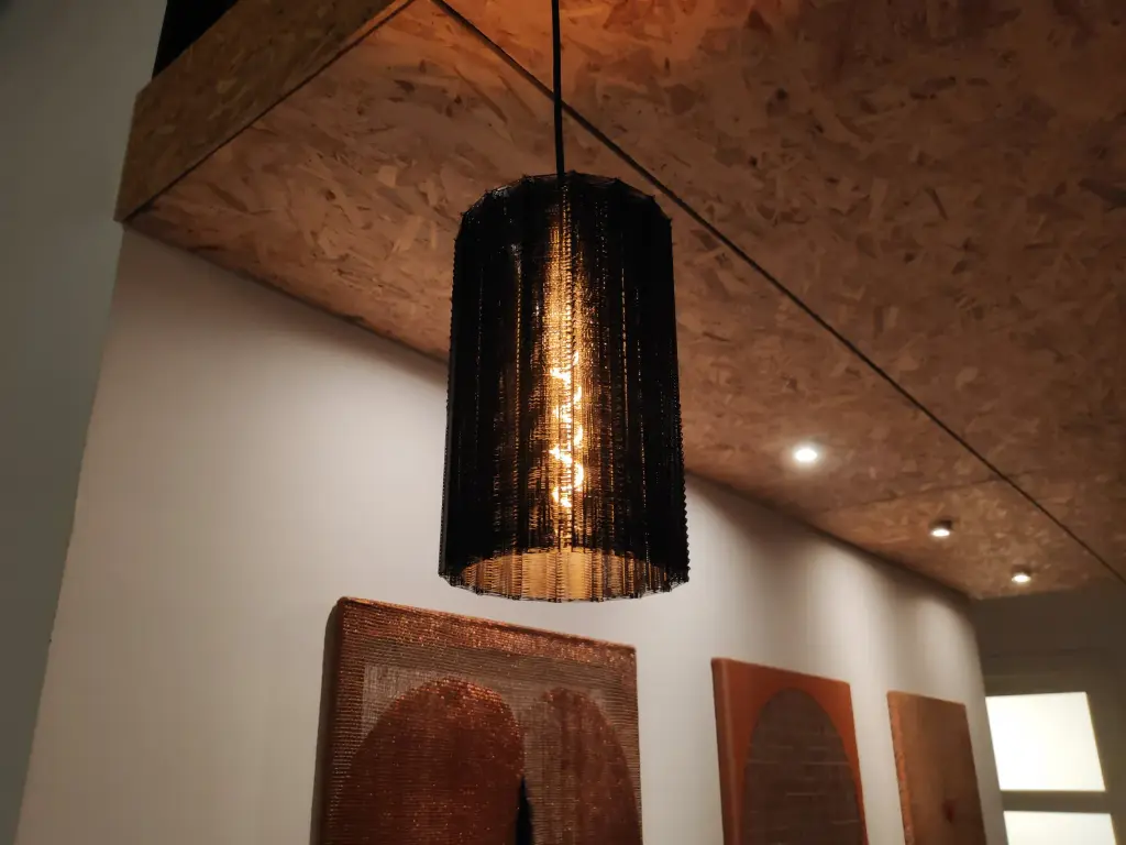 Liquid Cuprum. Print-in-place lampshade