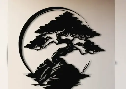 [Bonsai wall art] Bonsai wall art