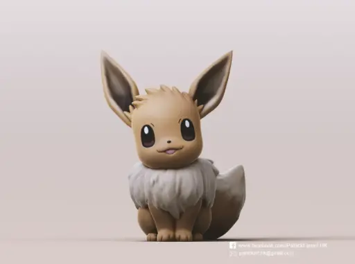 [Eevee(Pokemon)] زخرفة فنية راقية
