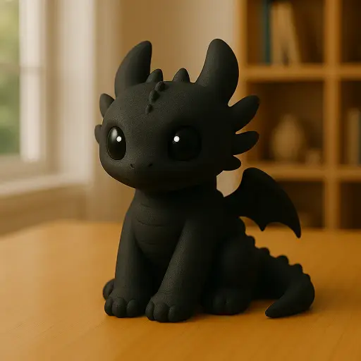 [Toothless Cute] مجسم فني حديث