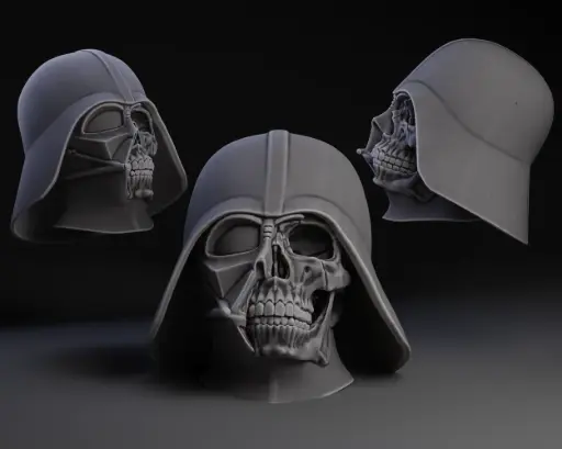 [Darth Vader Skull / With Updated hole fix] عمل فني ديكوري