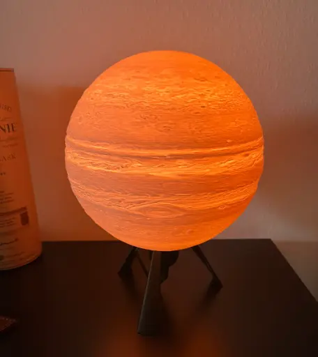 [Lithophane Jupiter Lamp] مصباح ديكوري