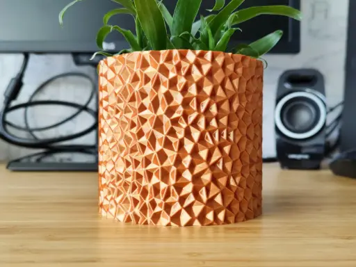 [Pyrite Voronoi Pot and Planter - Vase mode design] إناء زرع