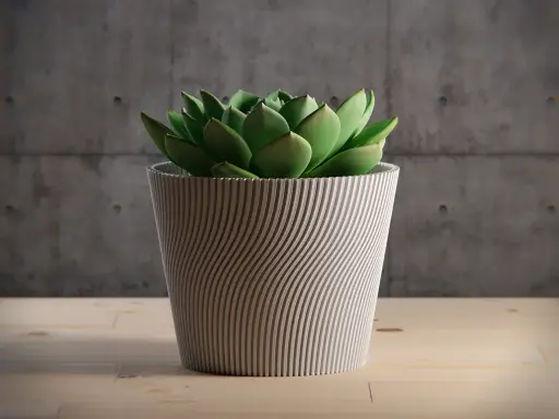 [Twisted flower pot] Twisted flower pot