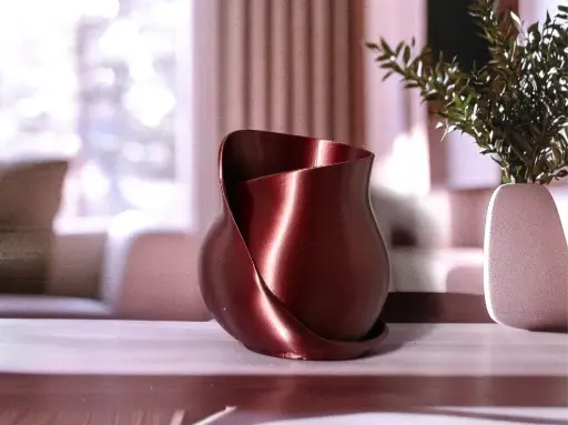 [Christmas Ribbon Vase] Christmas Ribbon Vase