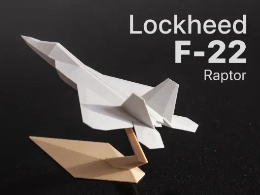 [F-22 Raptor Display Model] زخرفة فنية راقية