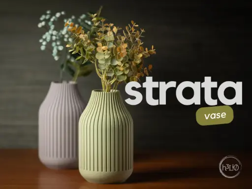 [strata · vase] مزهرية فنية