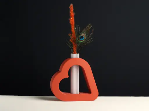 [Heart Vase] تصميم فني معاصر