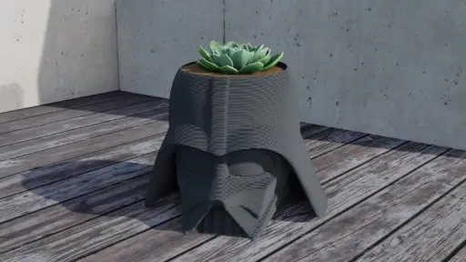 [Darth Vader Pot Plant] Darth Vader Pot Plant