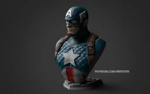 [Captain America ] قطعة 3D فاخرة