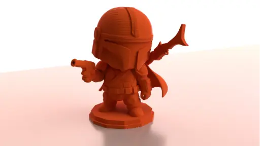 [Cute Mandalorian Figurine ] Cute Mandalorian Figurine 