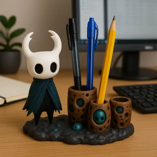 [Hollow Knight Pen Holder ] قطعة ديكور فنية