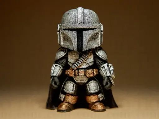 [Mini Mandalorian Figurine ] Mini Mandalorian Figurine 
