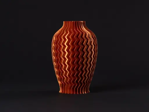 [Textured Vase Zigzag (vase mode) ] Textured Vase Zigzag (vase mode) 
