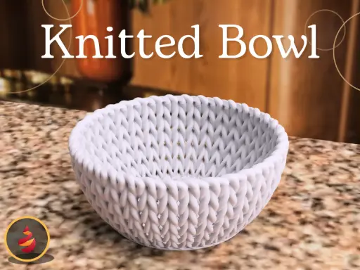 [Knitted Bowl] عمل فني ديكوري