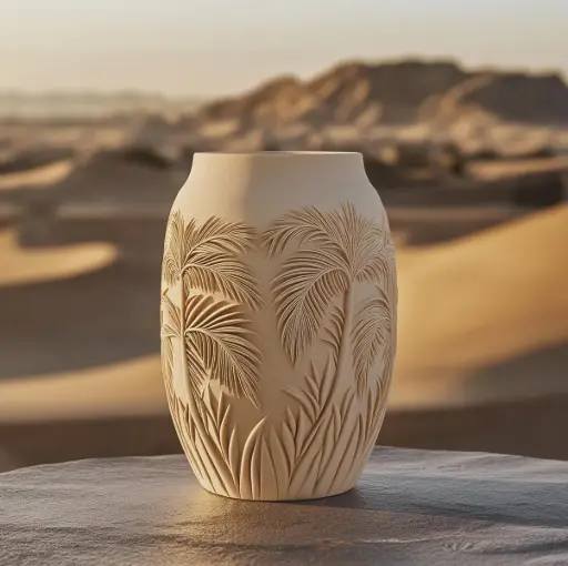 [Sand Palms Vase] قطعة 3D فاخرة