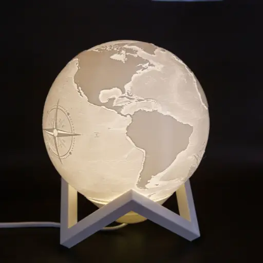 [Large Earth Globe Lamp] مصباح مودرن