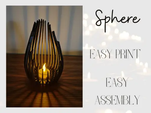 [Modern Candlelight - Number 1] قطعة 3D فاخرة