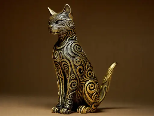 [Designer CAT Sculpture] تحف - قطة 