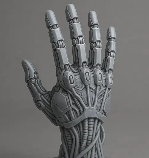 [Cybernetic Hand Sculpture ] قطعة ديكور نحتية