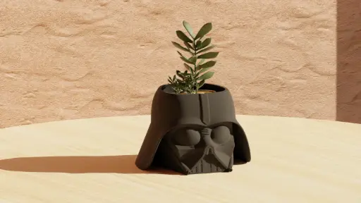 [Cute Darth Vader - Star Wars Pot Plant] وعاء ديكور نباتي