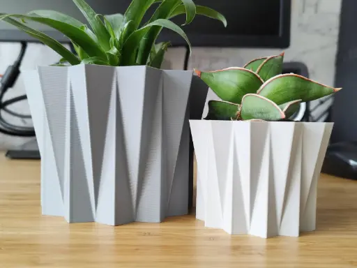 [Geometrical Crystal - Pot and planter for House Plants - Vase mode] Geometrical Crystal - Pot and planter for House Plants - Vase mode